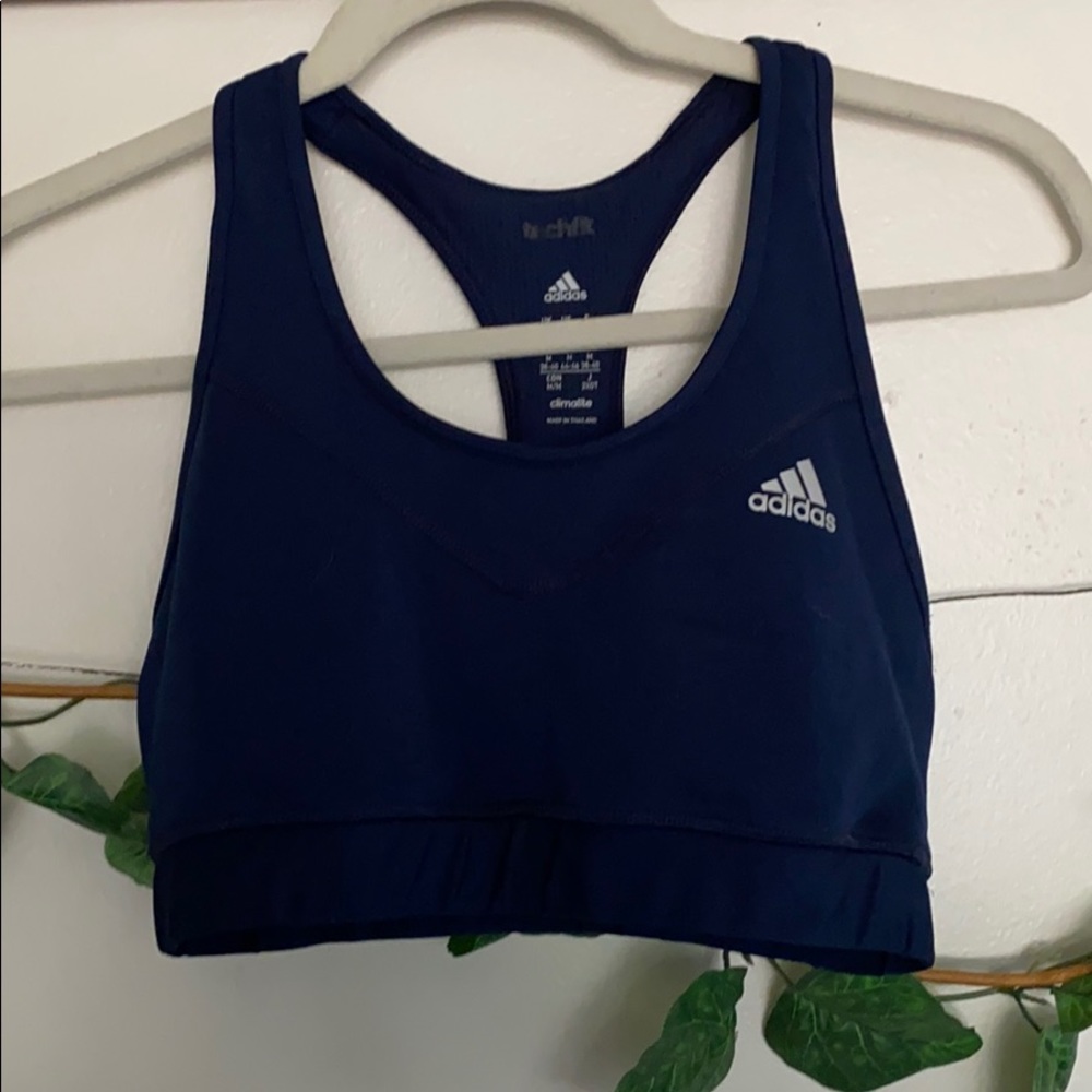 Navy Adidas Sports Bra